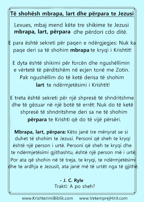 3 shikimet që besimtari duhet të ketë