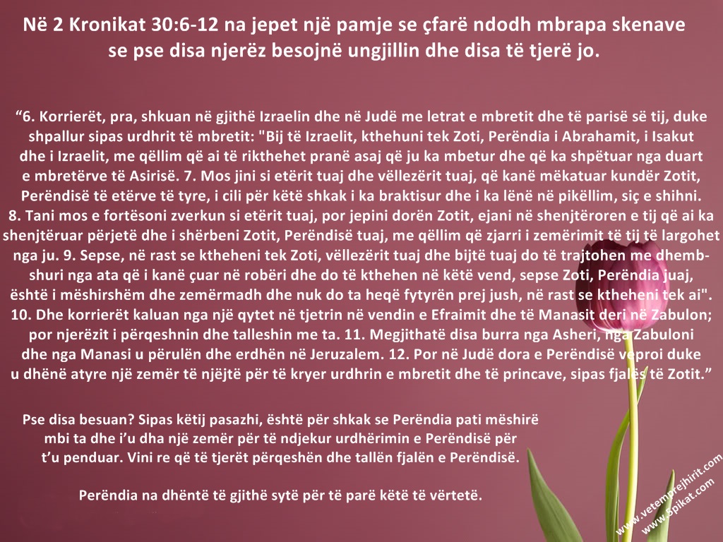 Arsyeja pse disa kthehen te Zoti dhe të tjerët jo!