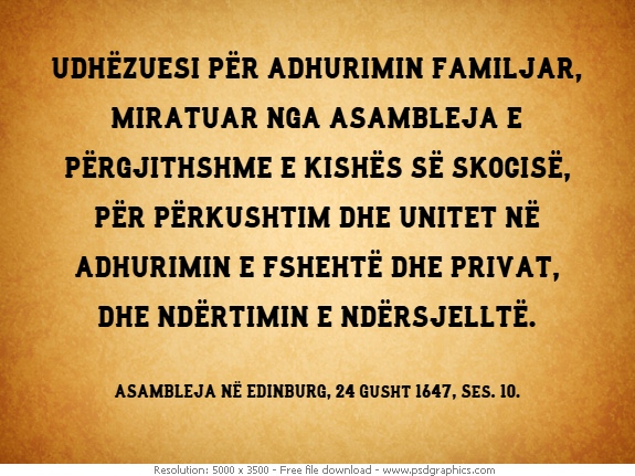 Udhëzuesi për Adhurimin Familjar