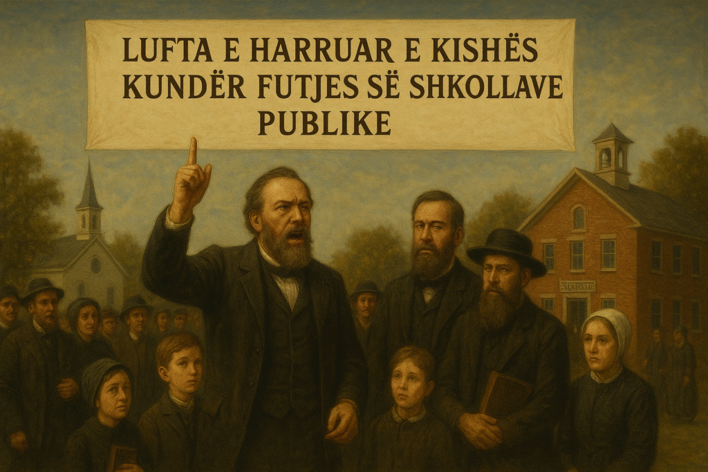 Lufta e Harruar e Kishës Kundër Futjes së Shkollave Publike