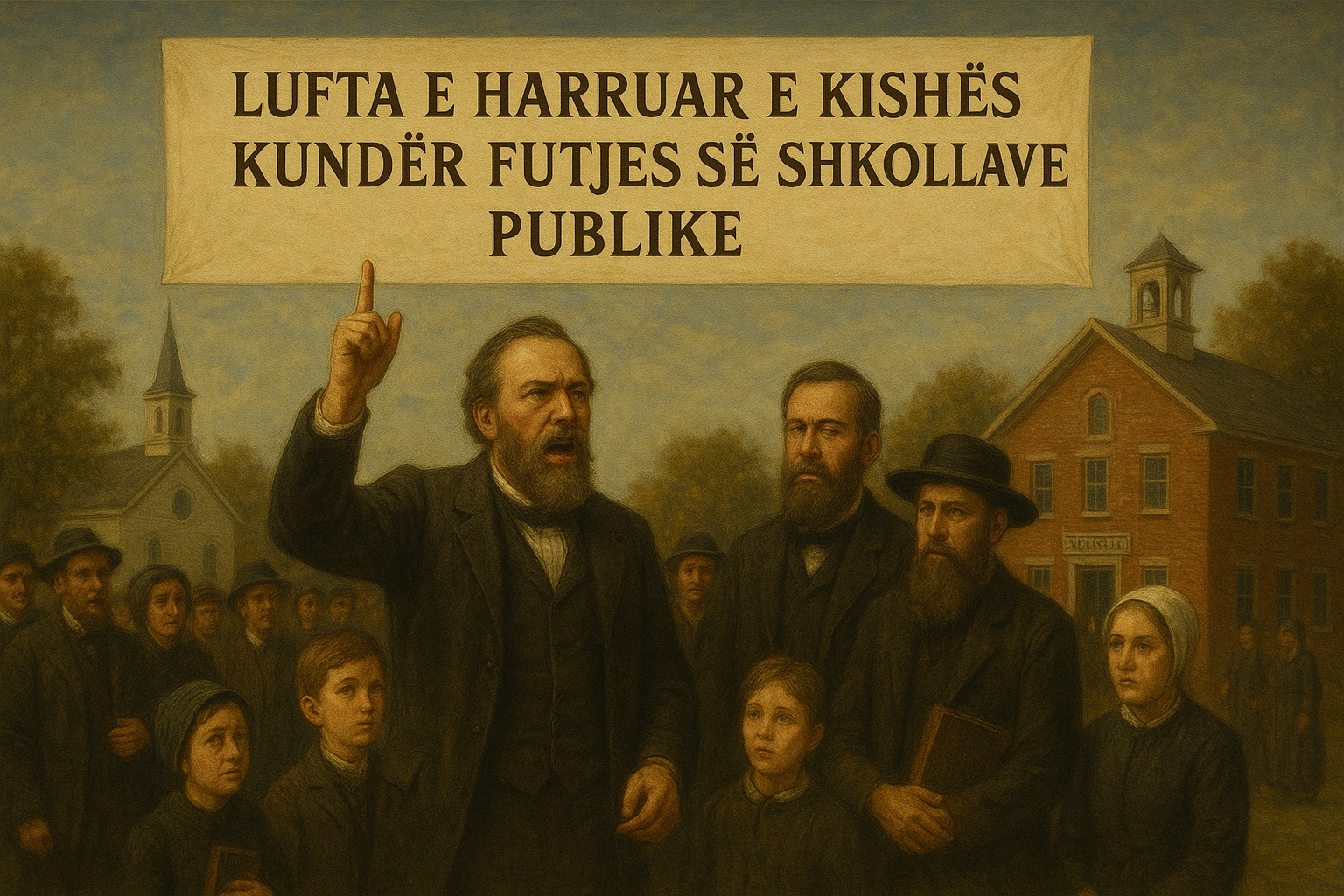 Lufta e Harruar e Kishës Kundër Futjes së Shkollave Publike
