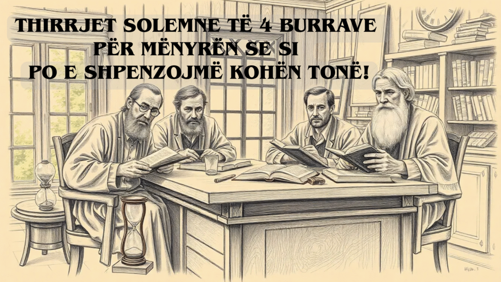 Thirrjet Solemne të 4 Burrave për Mënyrën se si po e Shpenzojmë Kohën Tonë!