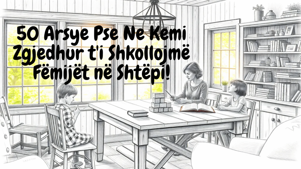 50 Arsye Pse Ne Kemi Zgjedhur t’i Shkollojmë Fëmijët në Shtëpi!