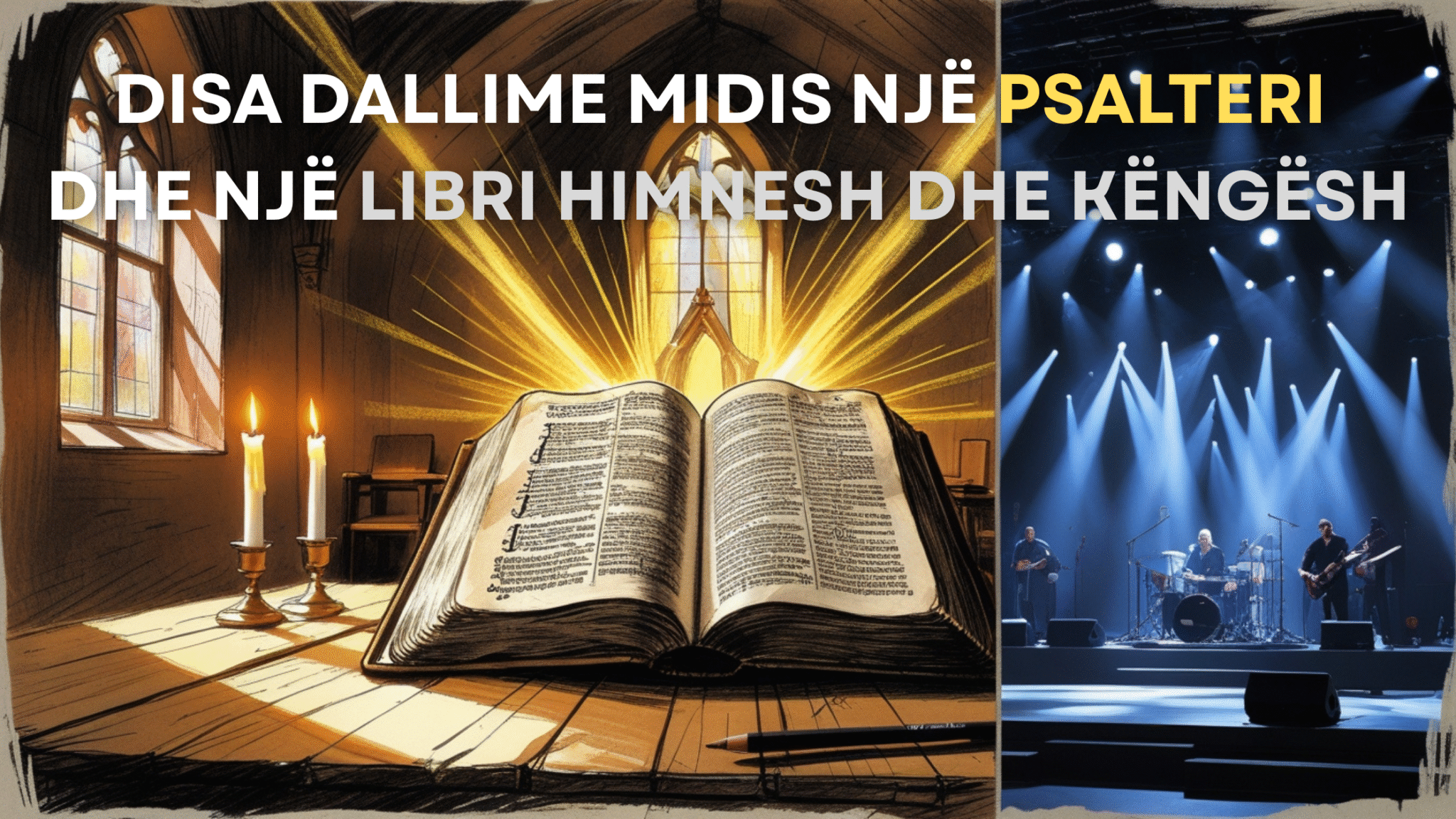 Disa Dallime Midis një Psalteri dhe një Libri Himnesh dhe Këngësh