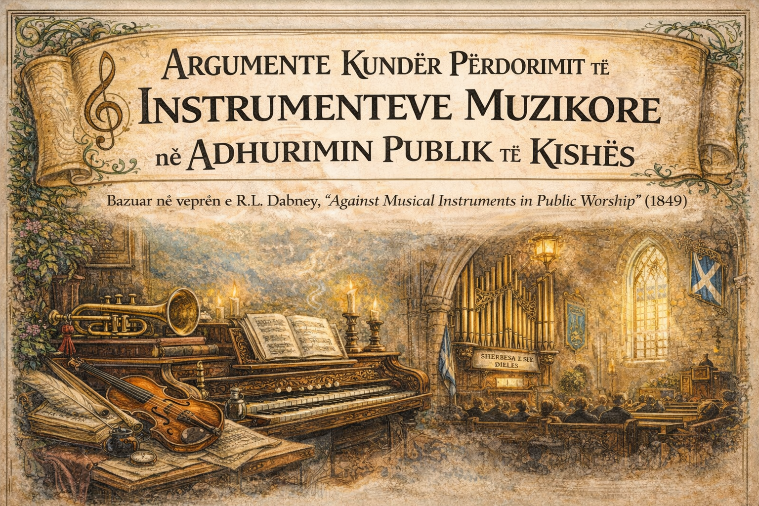 Argumente Kundër Përdorimit të Instrumenteve Muzikore në Adhurimin Publik të Kishës