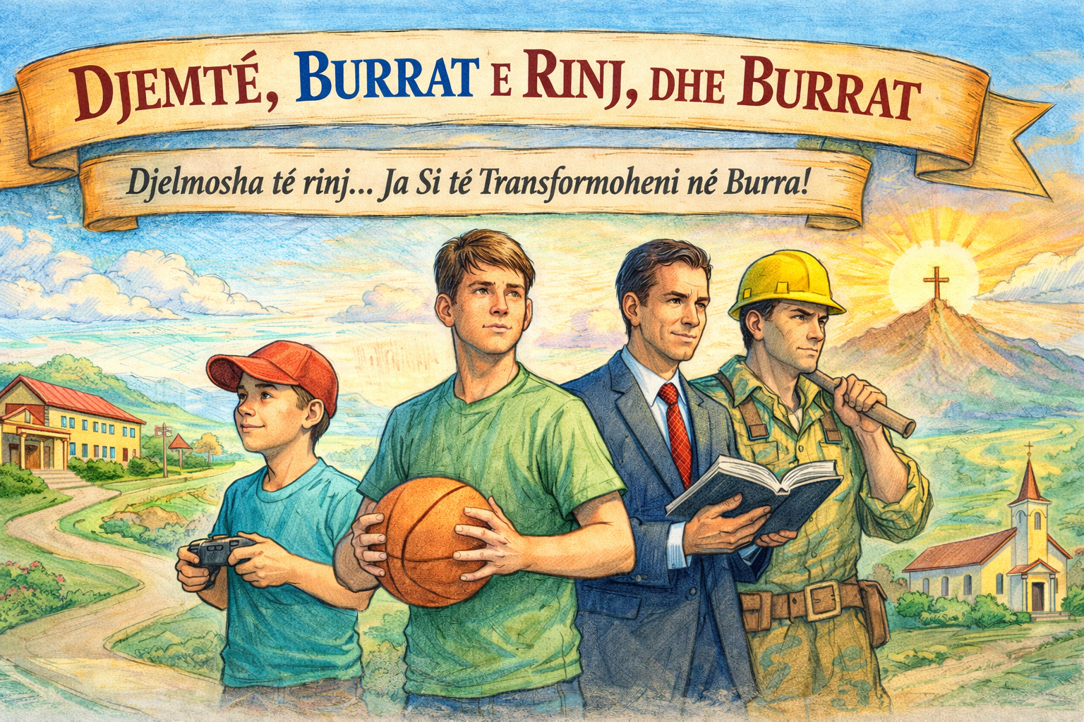 Djemtë, Burrat e Rinj, dhe Burrat! (Djelmosha të rinj… Ja Si të Transformoheni në Burra!)